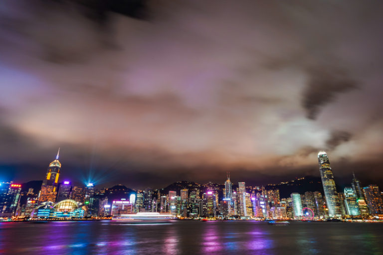 100万ドルの夜景　香港　シンフォニーオブライツ