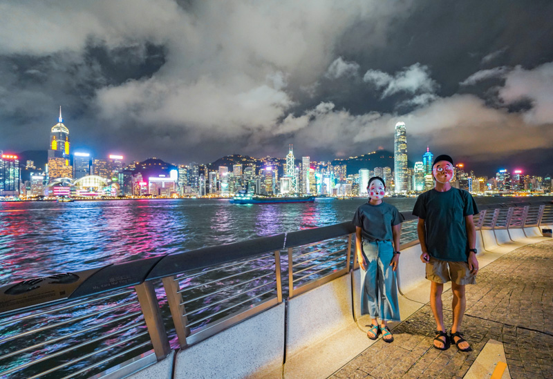 100万ドルの夜景　香港　シンフォニーオブライツ