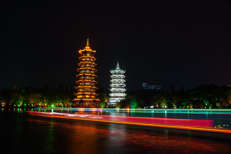 桂林　中国　夜景