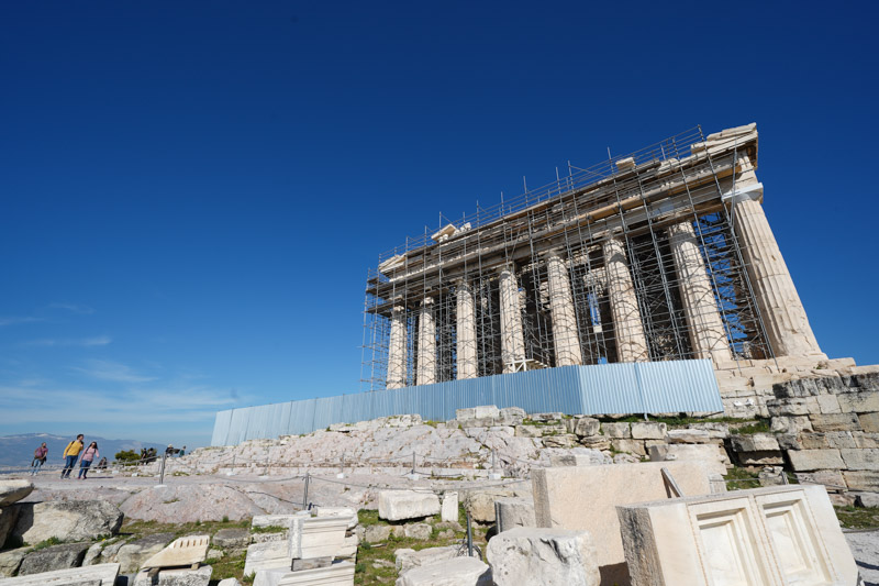 ギリシャ　アテネ　アクロポリス　パルテノン神殿